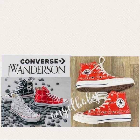 Converse X JW Anderson Chuck 70 High Top in Red/White!